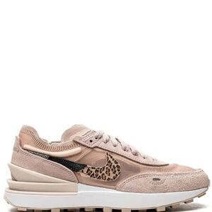 NIKE Waffle One "Fossil Stone Leopard" sneakers